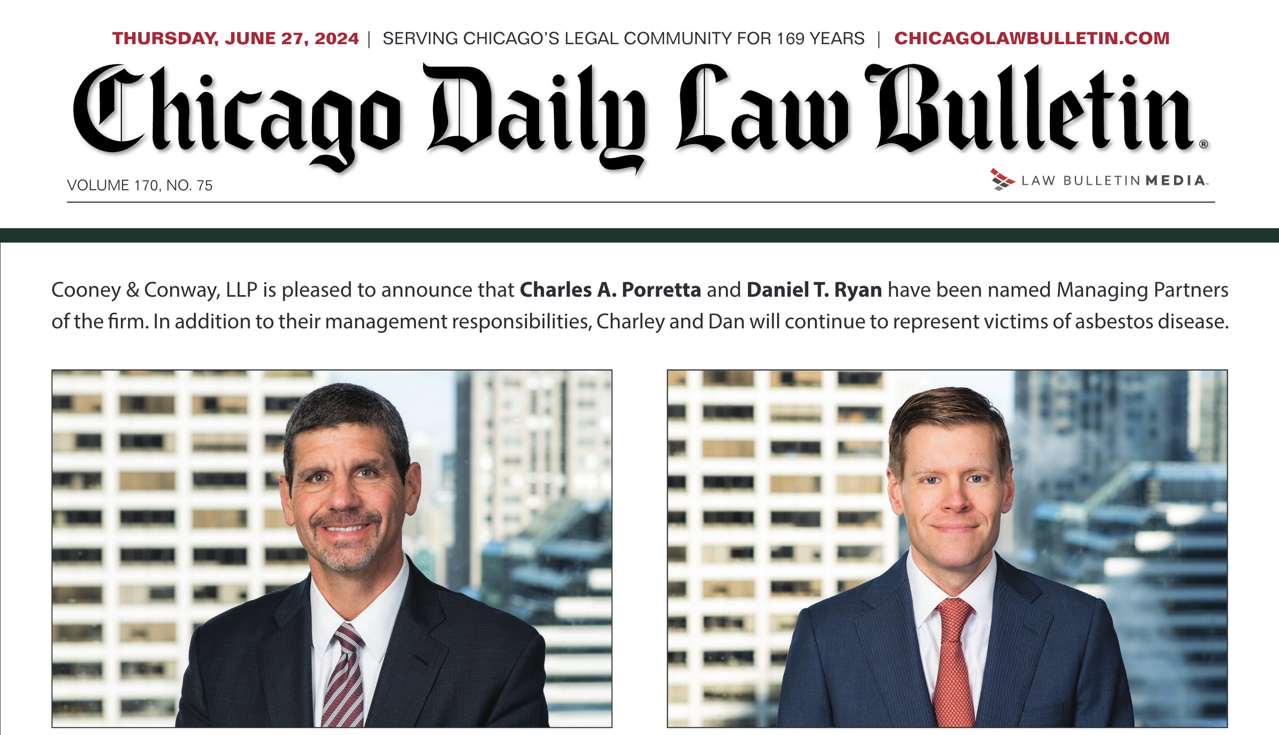 Charles A. Porretta and Daniel T. Ryan