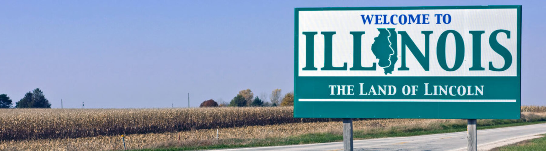 Welcome to Illinois sign