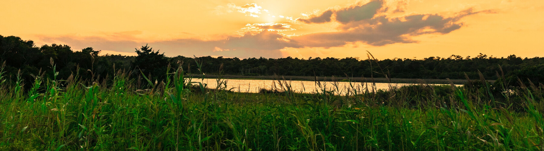 Camp Lejeune at sunset