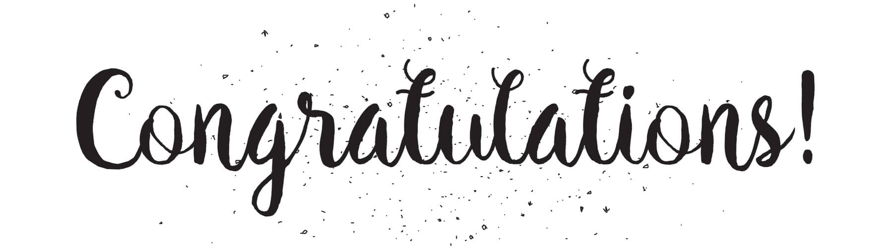 Congratulations