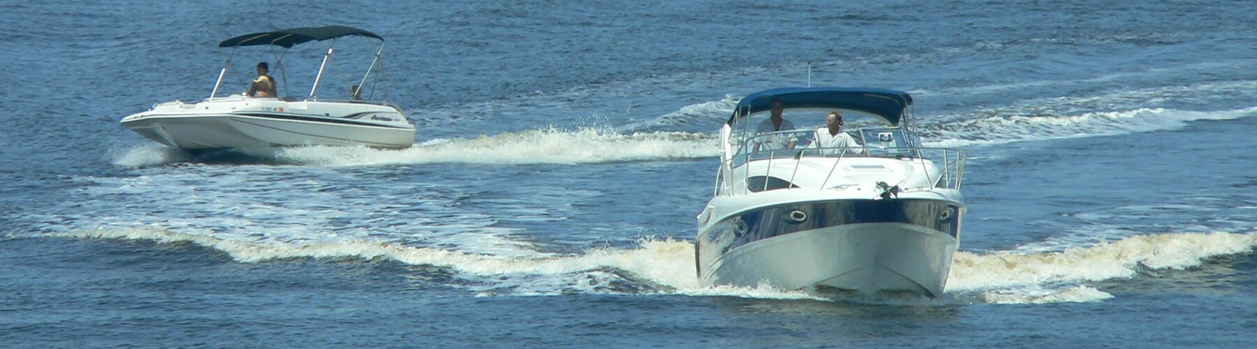 two boats on a lake