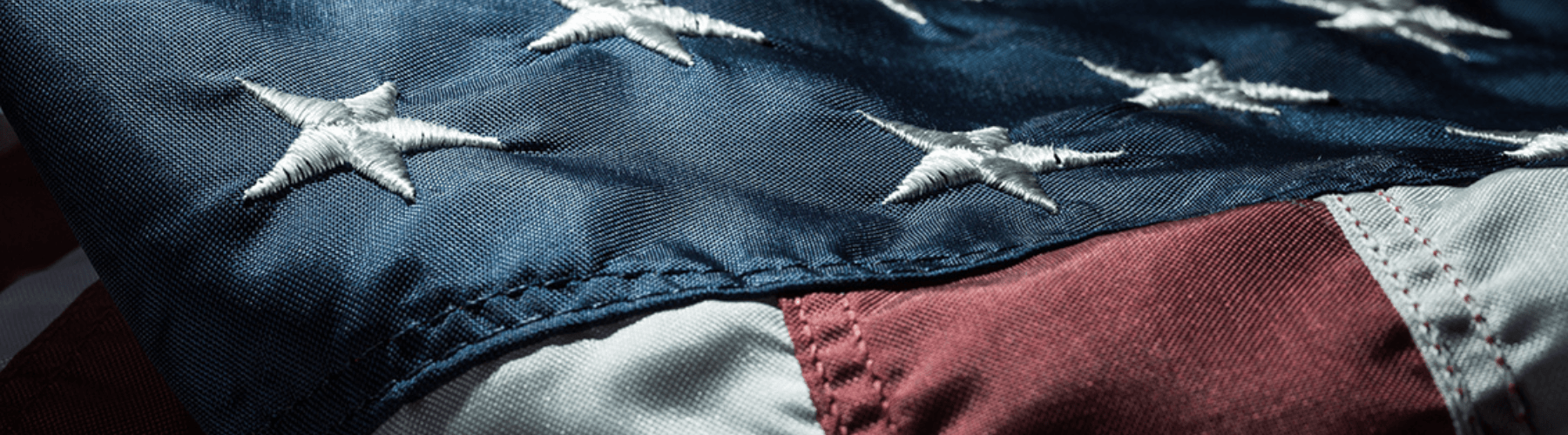 Close up of the American Flag, United States of America