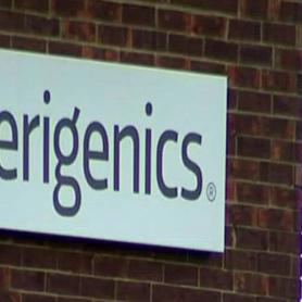 Sterigenics sign in front of building