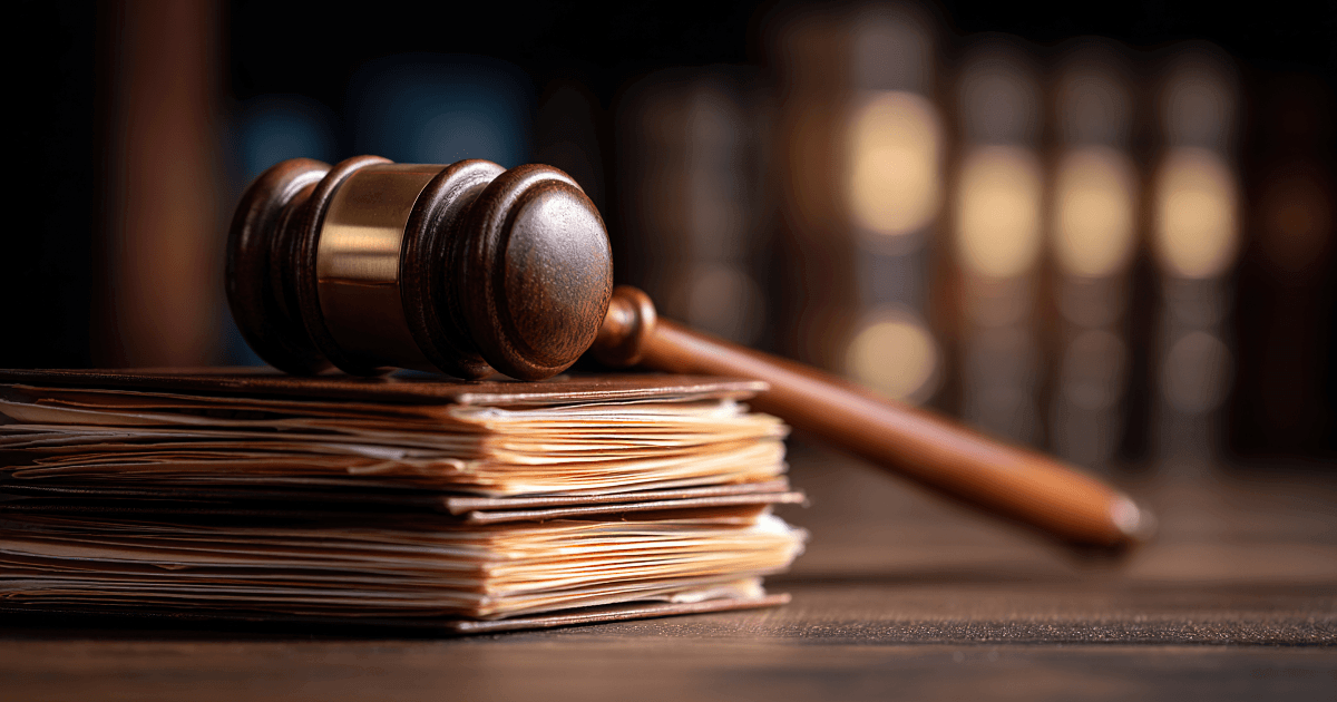 gavel on judges bench