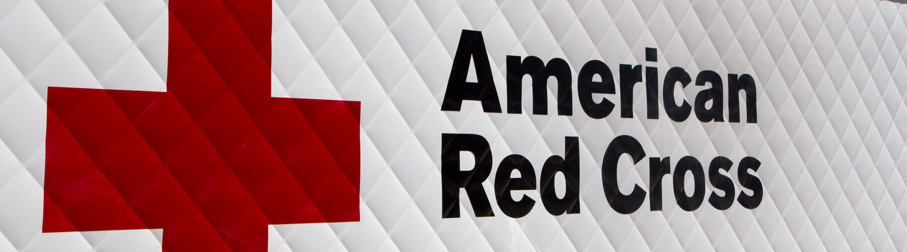 American Red Cross logo printed